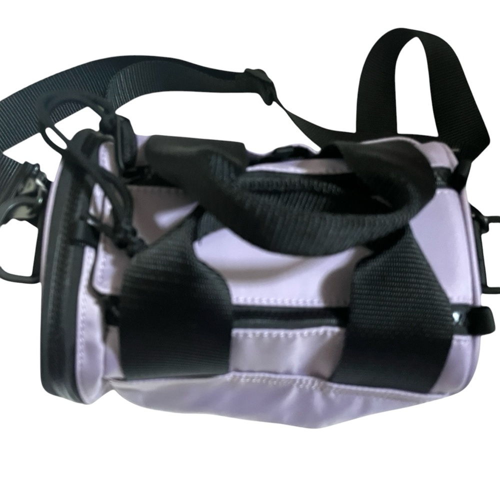 !!SOLD!! FABLETICS LILAC MINI TOTE BAG CROSSBODY PURSE NYLON SHOULDER GYM - Picture 7 of 16